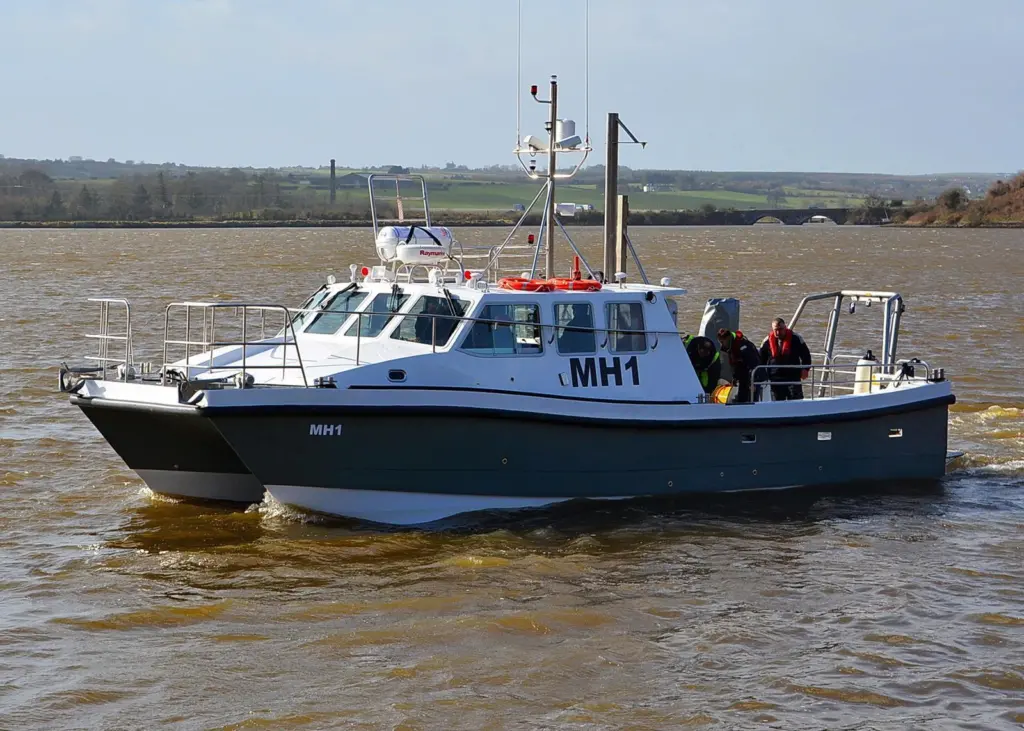 Dometic installed one of its Vector Compact self-contained marine air conditioners on the first catamaran built by Safehaven for the Polish Navy