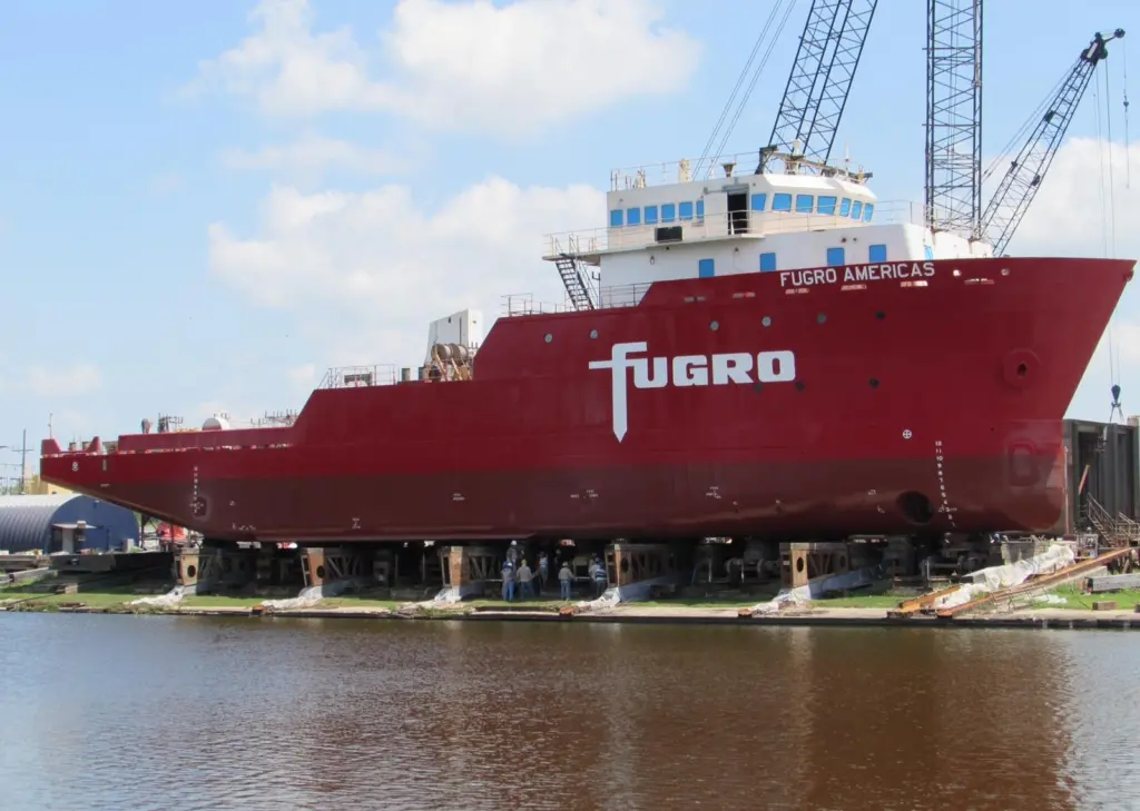 Fugro America’s new all-purpose survey vessel built by Thoma-Sea Shipbuilders in Louisiana
