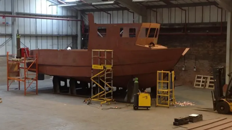 The company is to build its newly designed interceptor patrol boats for the Pakistan Coast Guard