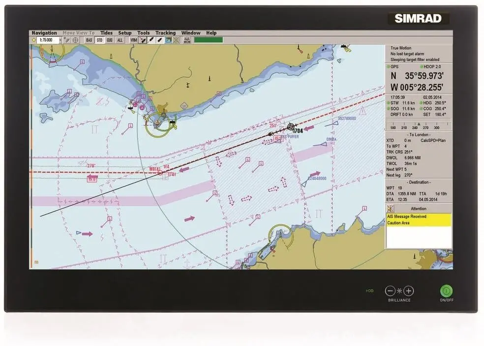 Simrad's CS68 ECDIS