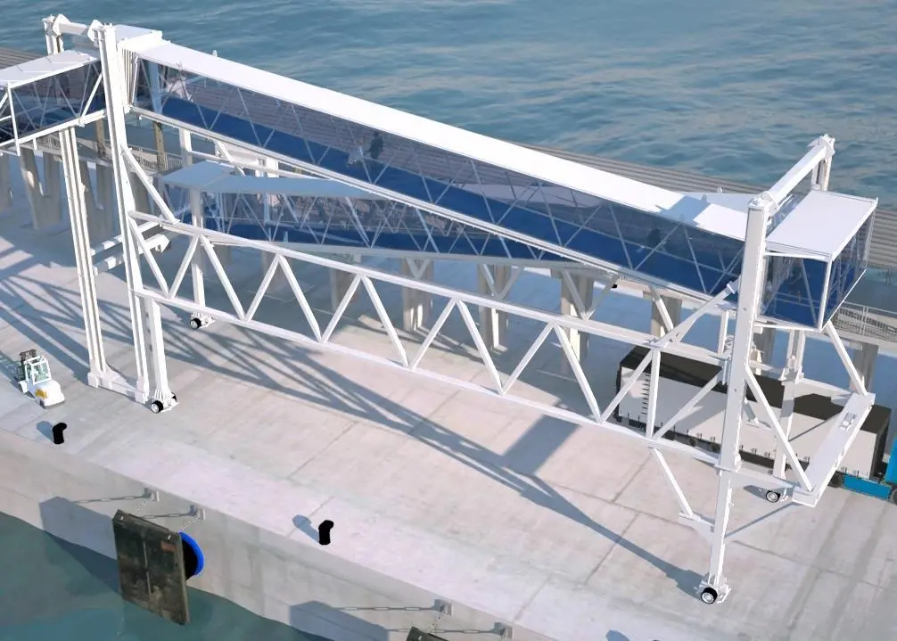 ADELTE’s range of boarding bridges consists of seven base models and covers all the configurations and needs of cruise and ferry terminals worldwide
