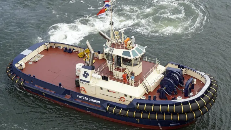 Svitzer London is temporarily deployed to Svitzer’s Rotterdam fleet (photo courtesy Hans Hoffman)