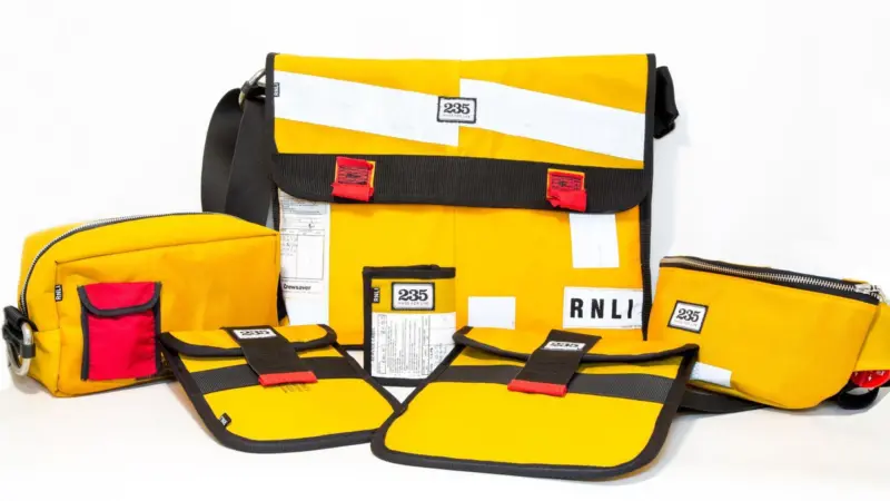 The RNLI's 235 Made For Life bag range