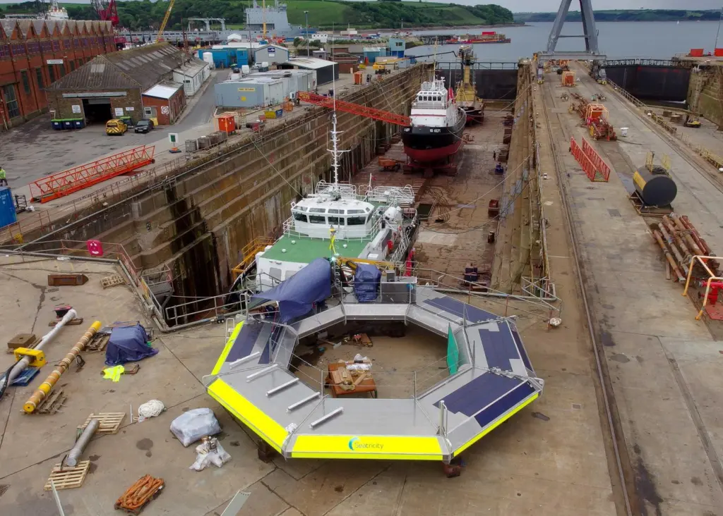 Seatricity's 'Oceanus 2', recently completed at A&P Falmouth