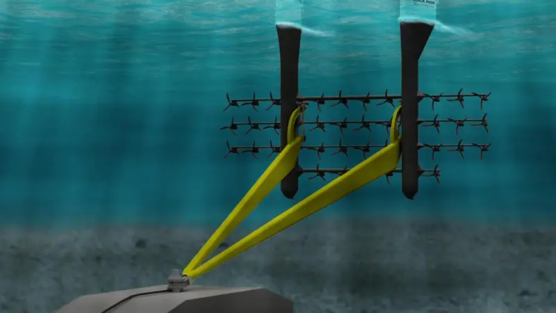 The STG is a light-weight, yet robust tidal generator