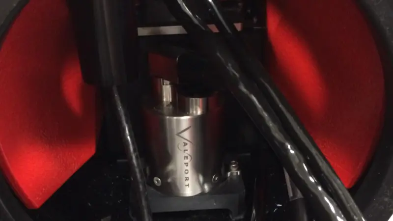 The compact SVP mounted in a vehicle