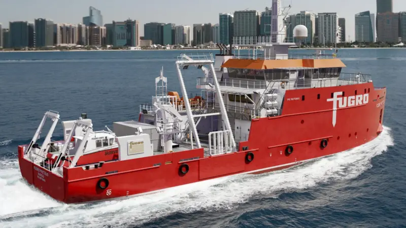 'Fugro Proteus' is the first vessel to be built directly by Damen for Fugro