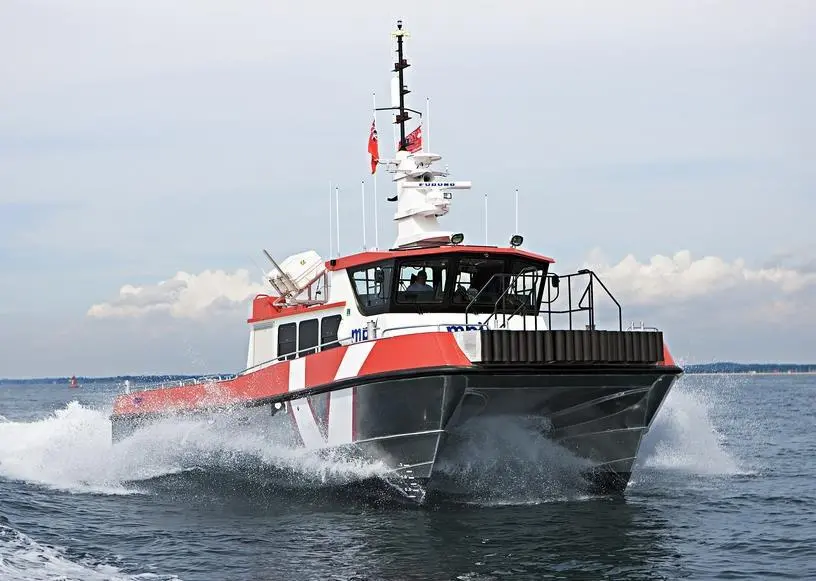 A South Boats WFSV powered by a pair of 16 litre Scania V8s