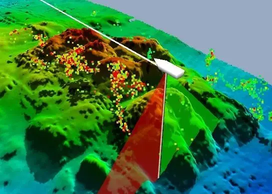 The WASSP sonar produces 3D topographic imagery of the seafloor