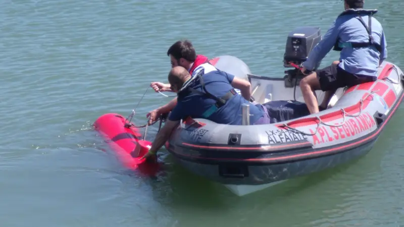 BMT's AUV being put through its paces at the Port of Lisbon