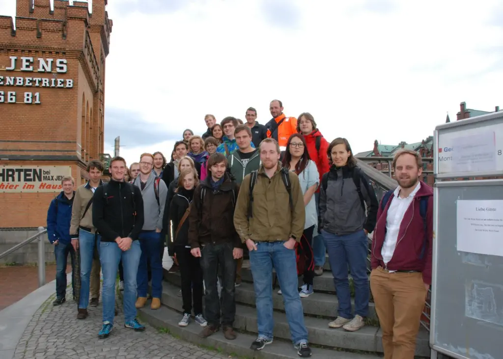Students and young professionals at the Young CEDA Careers Day at Hamburg Port Authority