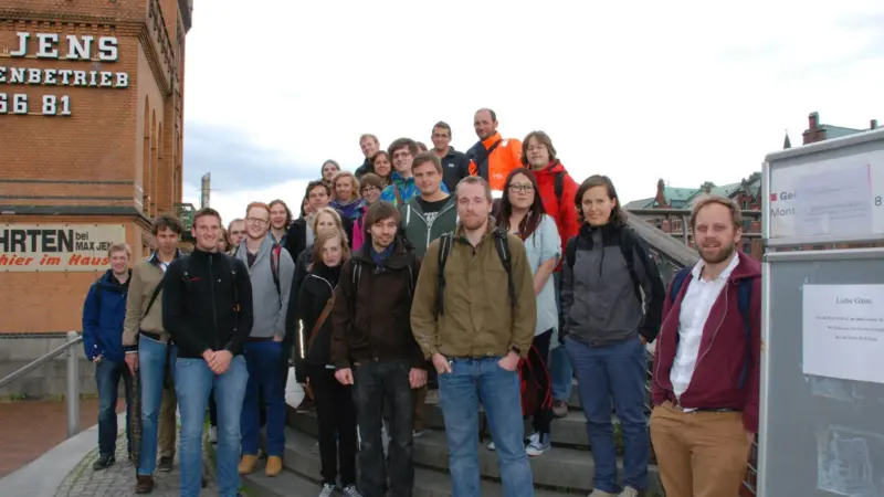 Students and young professionals at the Young CEDA Careers Day at Hamburg Port Authority
