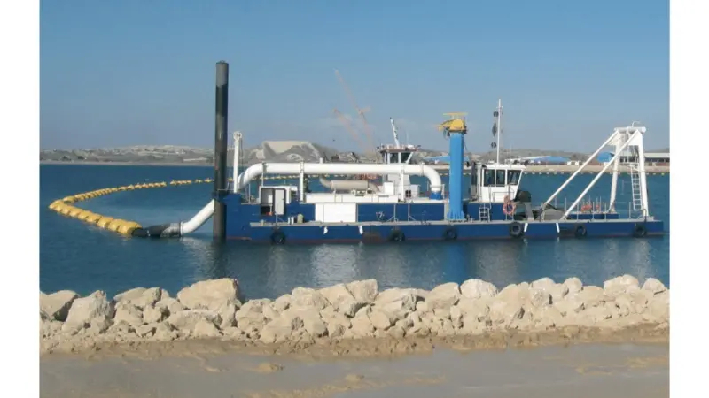 Italdraghe cutter suction dredgers are often deployed for inland dredging and mining activities