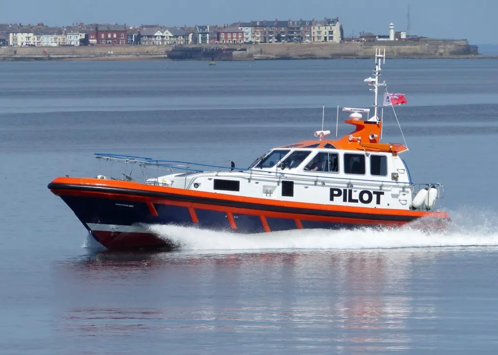 The new vessel was officially named 'Saltholme', after the Middlesbrough RSPB nature reserve