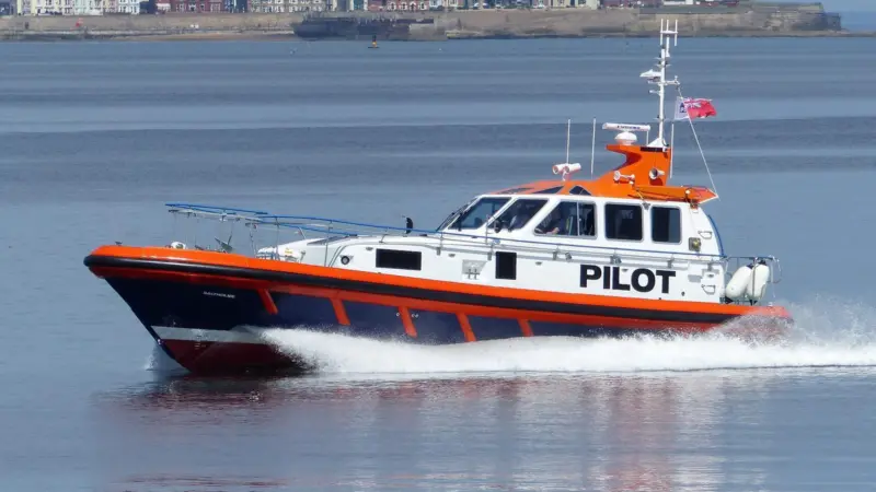 The new vessel was officially named 'Saltholme', after the Middlesbrough RSPB nature reserve