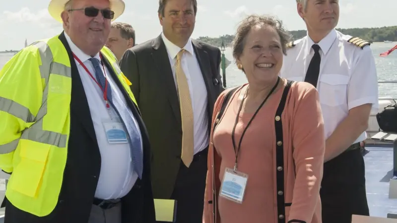 Transport Minister Baroness Kramer visited the Port of Poole to learn how the funds will make a tangible difference to Dorset’s economy