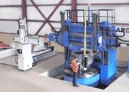 One of Dredge Yard Turkey's new CNC lathes