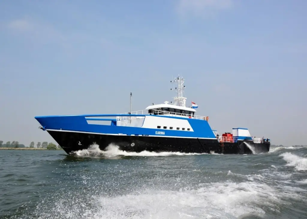 Diesel electric mode is used for speeds up to 12 knots