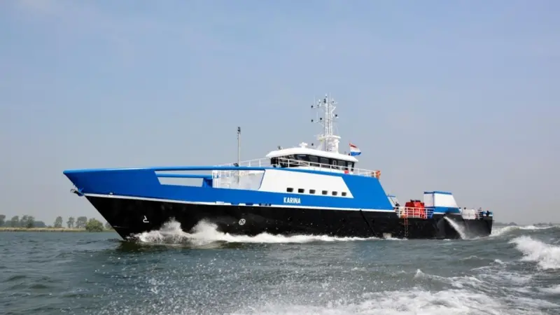 Diesel electric mode is used for speeds up to 12 knots