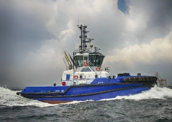 Egeport have taken delivery of a  Robert Allan design tug from Sanmar