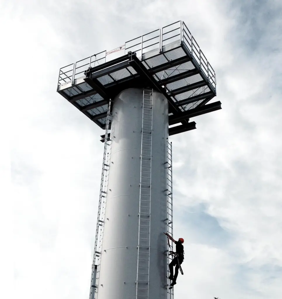 Safety Technology's turbine access training tower