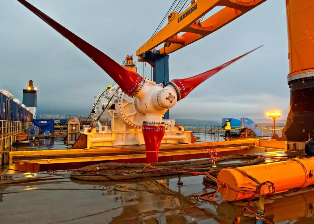 The project will include up to 269 turbines submerged on the seabed, generating enough energy for 175,000 homes