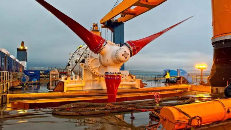 The project will include up to 269 turbines submerged on the seabed, generating enough energy for 175,000 homes