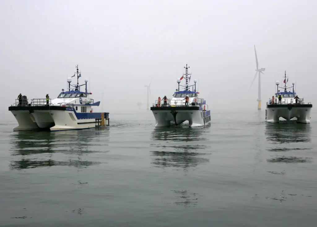 ‘Ginny Louise’, ‘Eden Rose’ and ‘Tia Elizabeth’ - three of Tidal Transit's fleet of PTVs