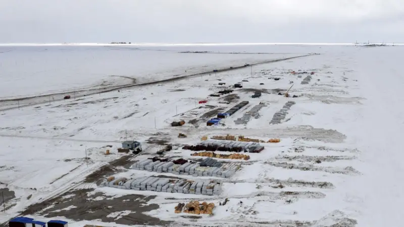 Early works at Sabetta Port on the Yamal Peninsula