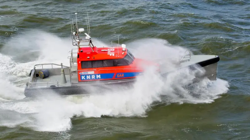 The Nh 1816 is built in aluminium by Damen Shipyards