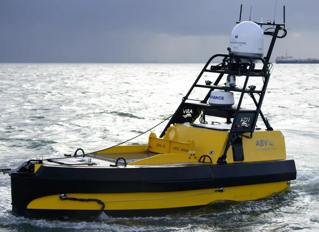 The new ASV C-Worker fitted with twin Fischer Panda 10kW Aziprop drives