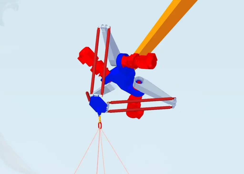 The crane tip is “by far the simplest option” when it comes to mitigating against motion