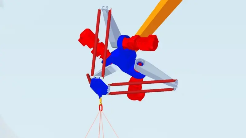 The crane tip is “by far the simplest option” when it comes to mitigating against motion