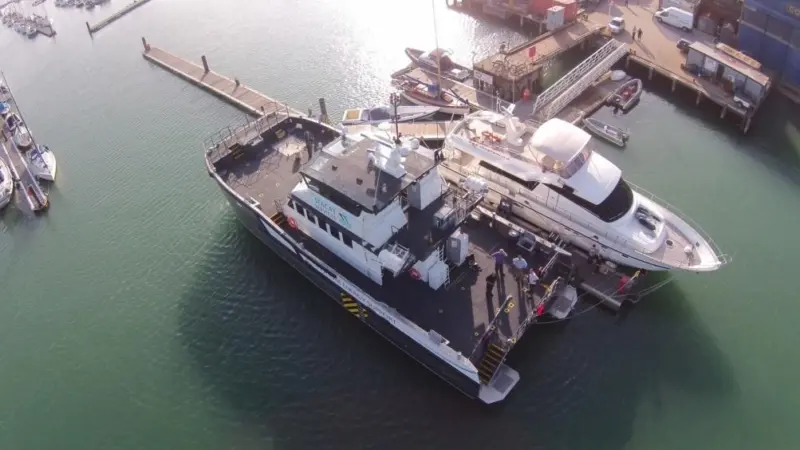 Seacat Intrepid is the first of two sister vessels for Seacat Services with Seacat Courageous set to be delivered early in 2015