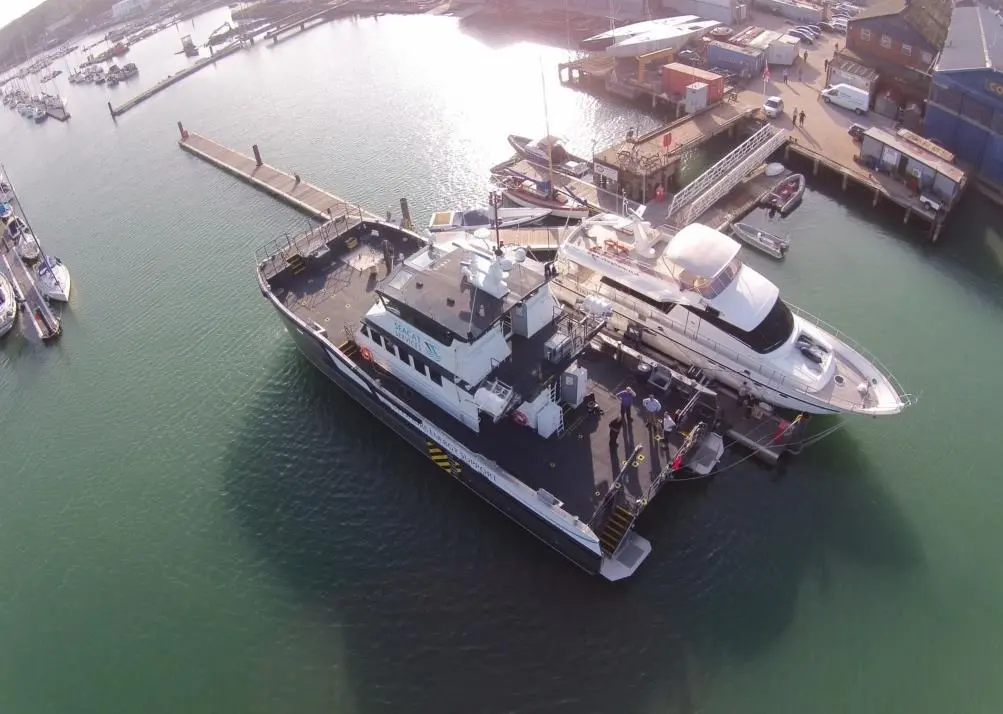 Seacat Intrepid is the first of two sister vessels for Seacat Services with Seacat Courageous set to be delivered early in 2015