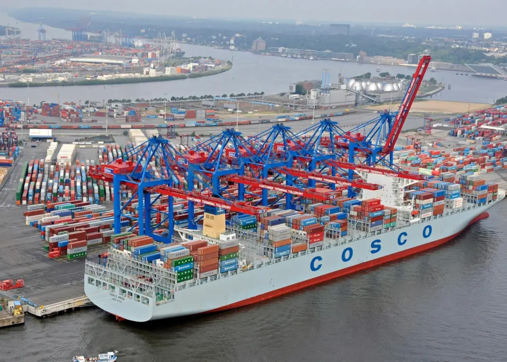 The Port of Hamburg handles more than 9m TEU annually
