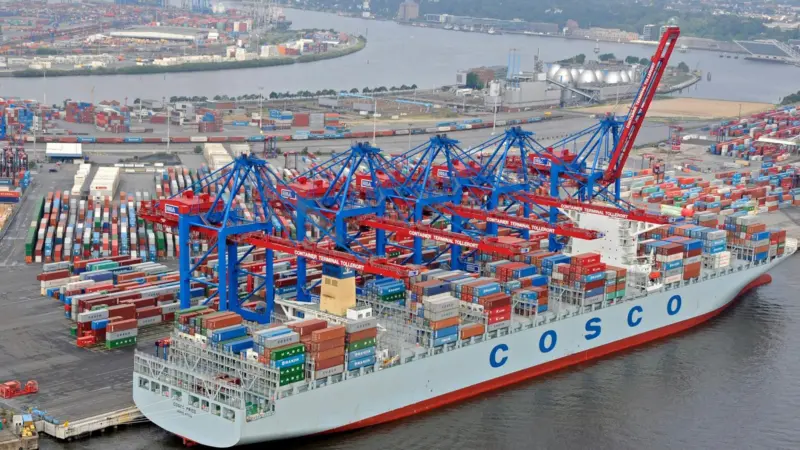 The Port of Hamburg handles more than 9m TEU annually