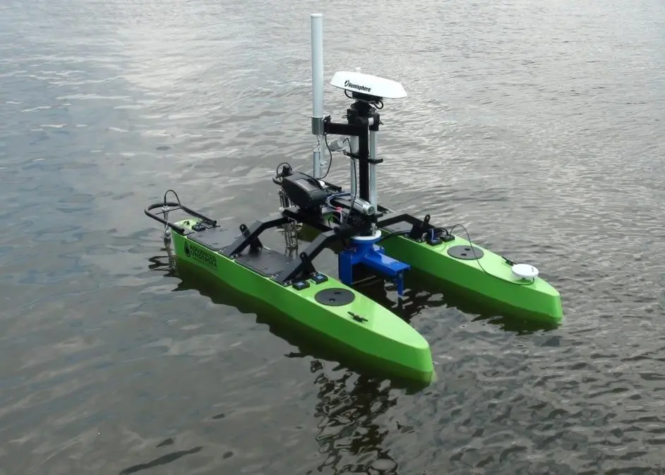 An  autonomous surface vessel as envisaged by Unmanned Survey Solutions for a wide range of hydrographic applications