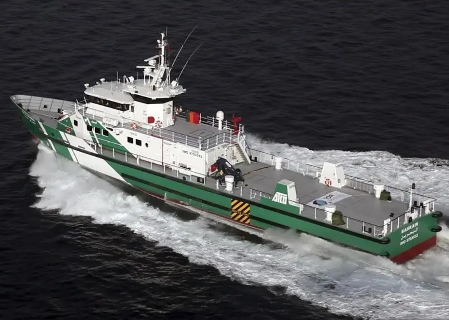 The requirement for a high speed vessel with steel hull form led to many challenges