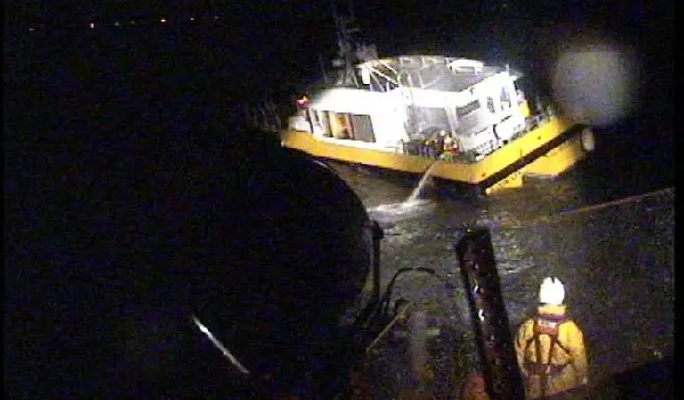 The MAIB said that important lessons can be learnt from the windfarm vessel collision Photo: RNLI/Humber
