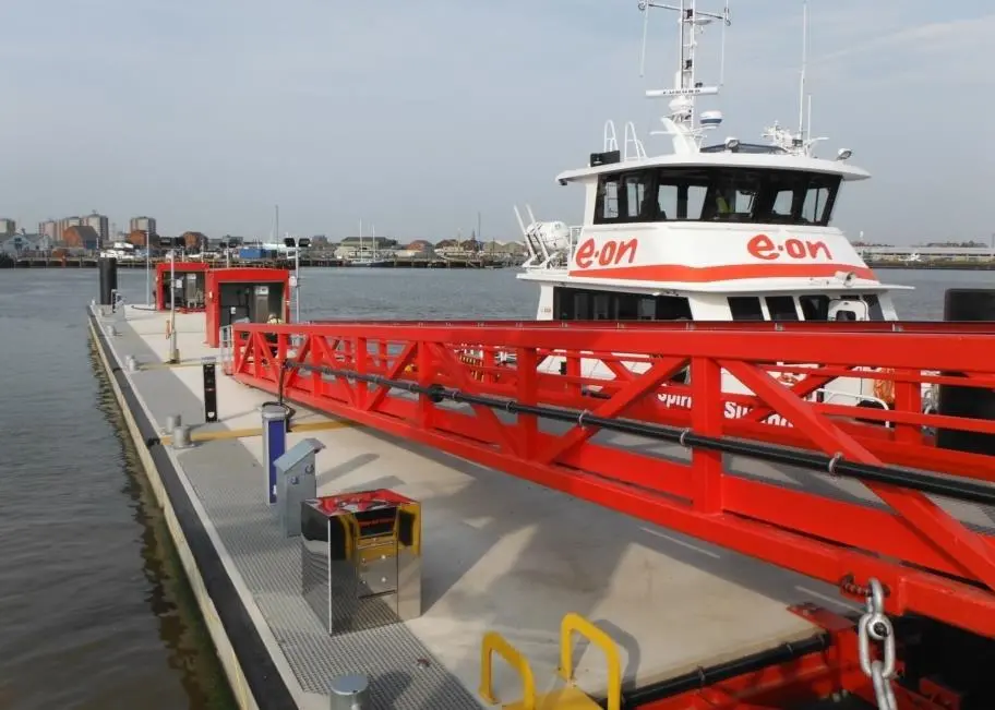 The DockMaster pontoon is built using large, pre-cast concrete panels