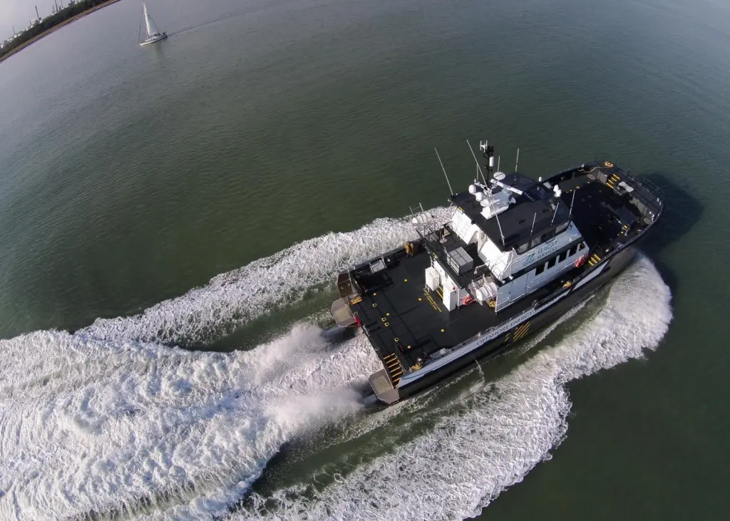 'Seacat Intrepid' is the first 26m workboat to benefit from the tank-testing programme