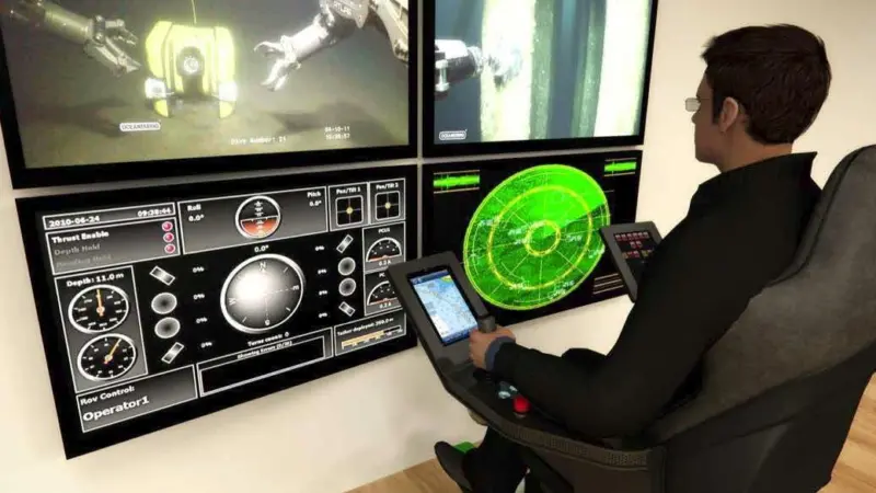 Underwater ROV sim