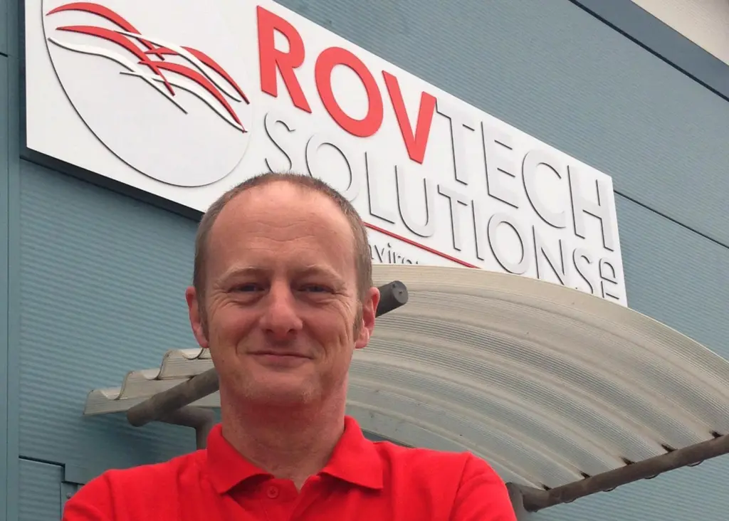 Steve Phelps outside Rovtech's new manufacturing unit