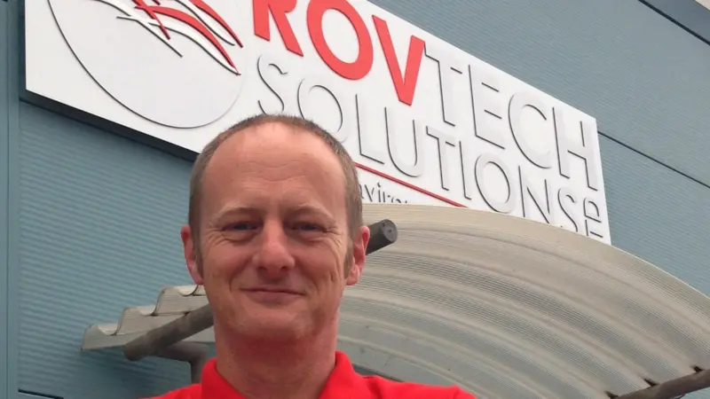 Steve Phelps outside Rovtech's new manufacturing unit
