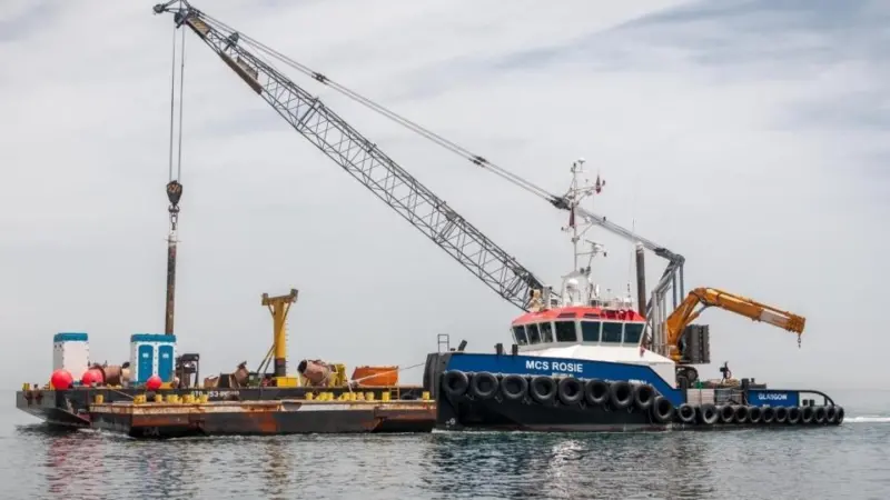 'MCS Rosie', one of the new Clydesdale Bank financed vessels in action