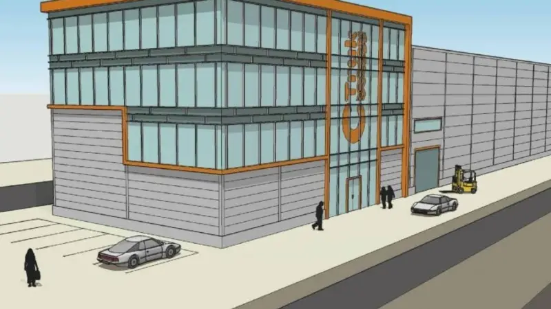 A rendering of CTruk’s proposed Advanced Composite Technology Centre