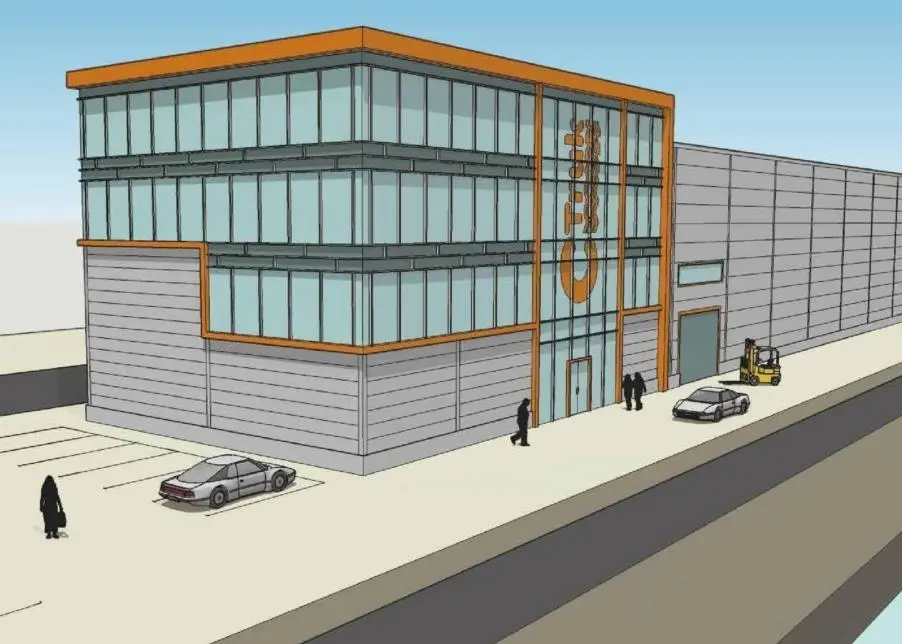 A rendering of CTruk’s proposed Advanced Composite Technology Centre
