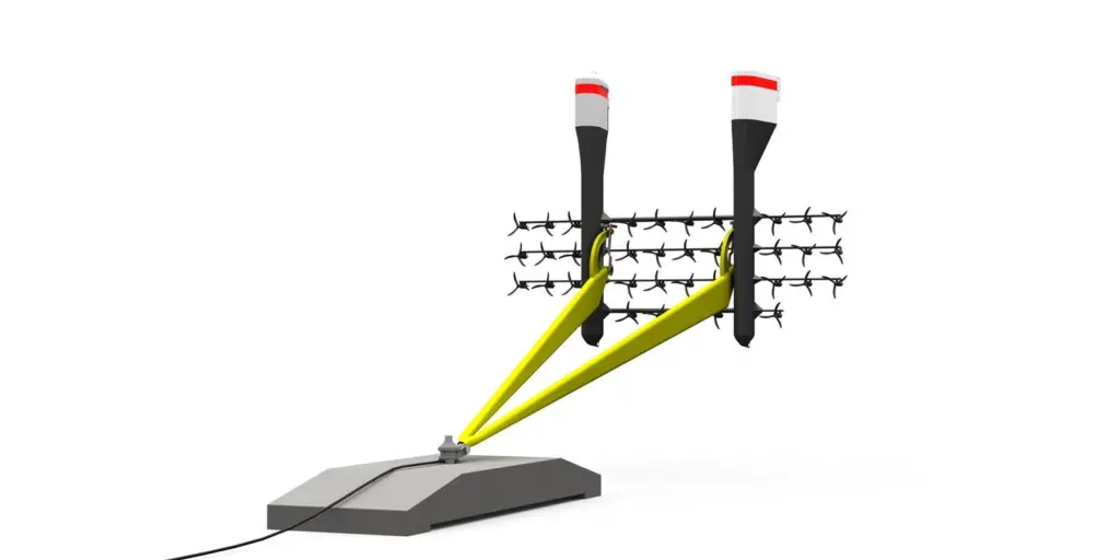 Schottel Hydro also offers the Triton semi-submerged floating platform
