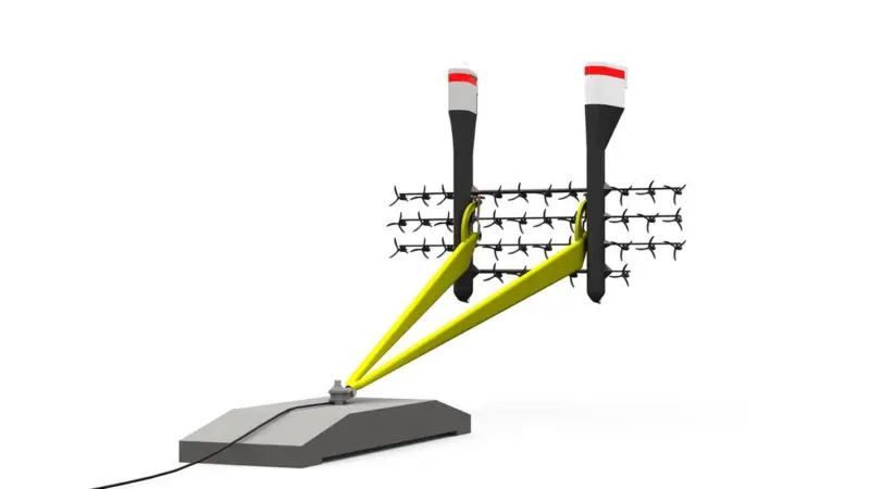 Schottel Hydro also offers the Triton semi-submerged floating platform
